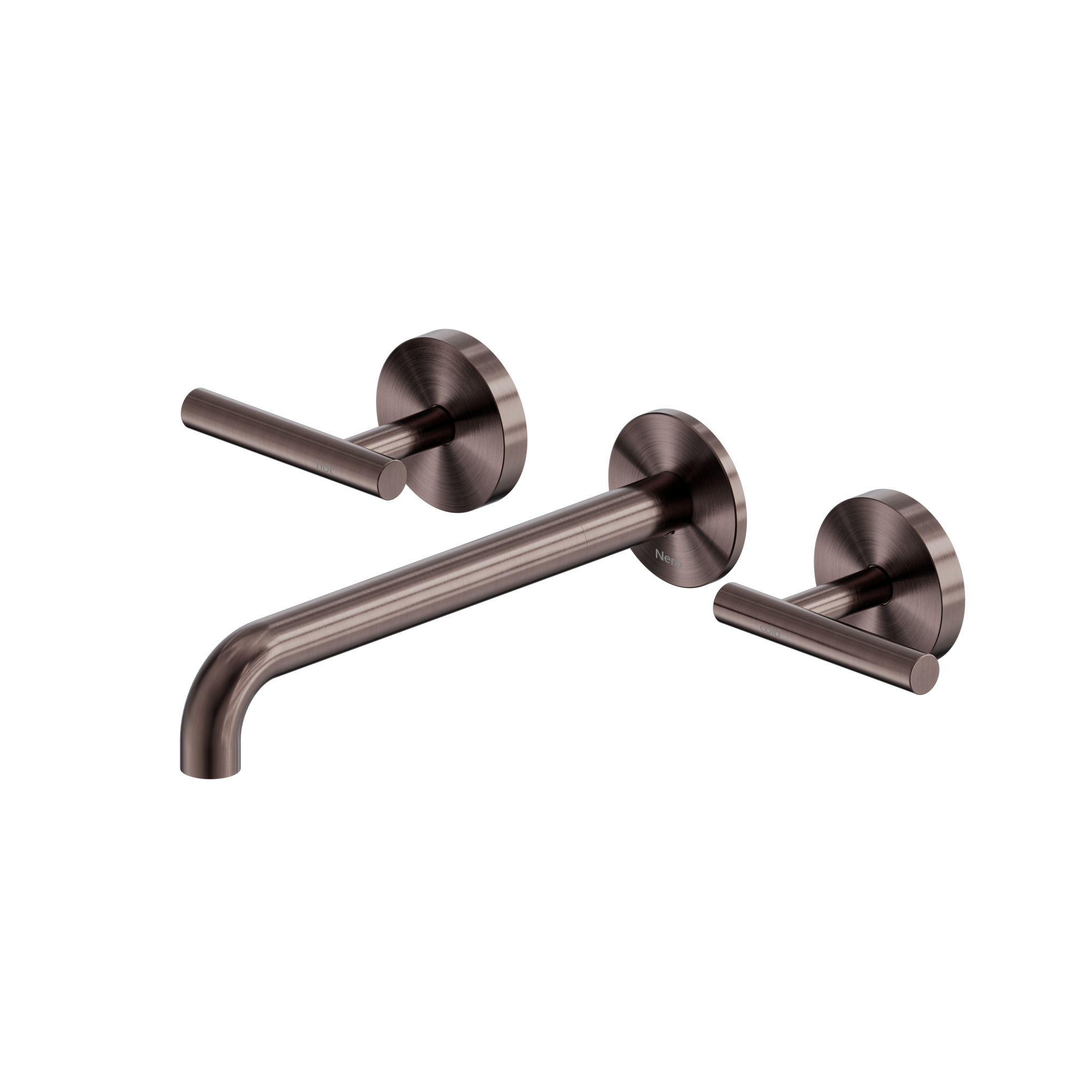 Mecca Lever Wall Basin/Bath Set 220mm