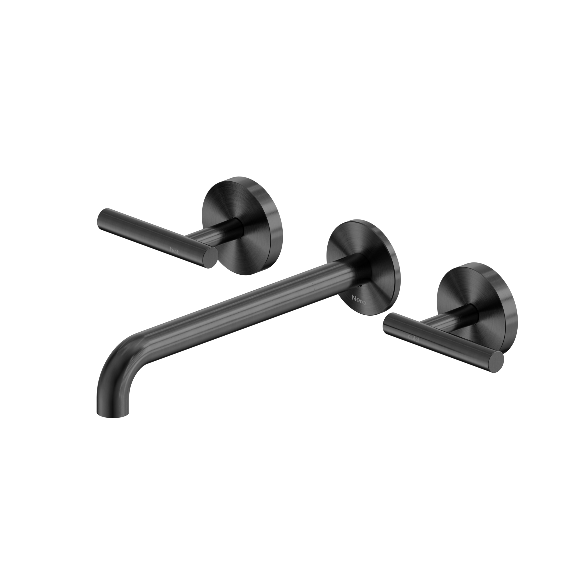 Mecca Lever Wall Basin/Bath Set 220mm