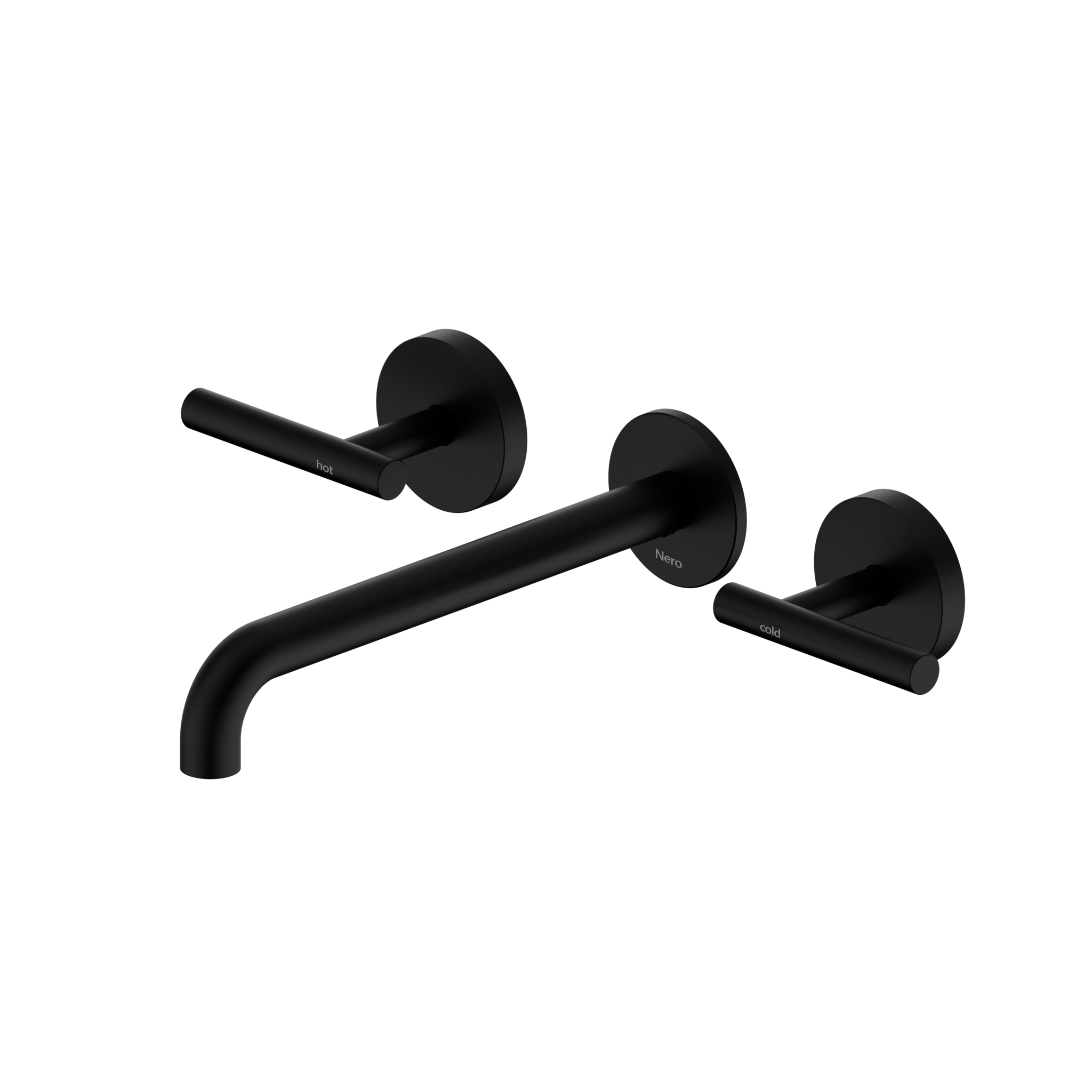 Mecca Lever Wall Basin/Bath Set 220mm