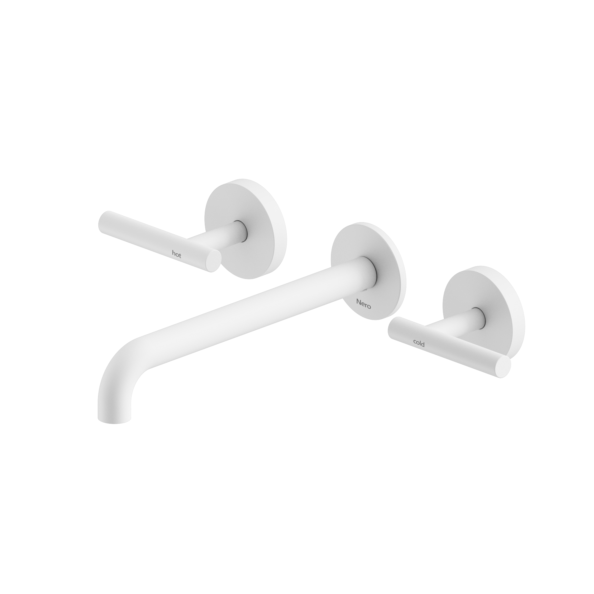 Mecca Lever Wall Basin/Bath Set 220mm