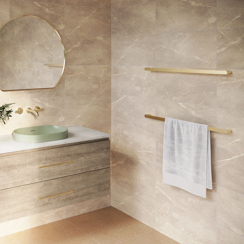 EMPIRE SLIM Single Towel Rail 800mm SS304