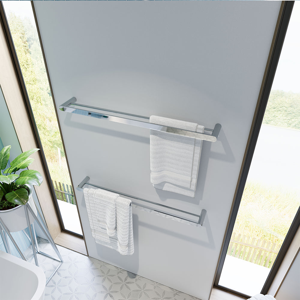 EMPIRE SLIM Double Towel Rail 800mm SS304