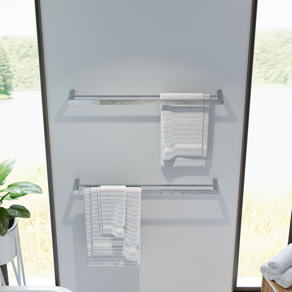 EMPIRE SLIM Double Towel Rail 800mm SS304