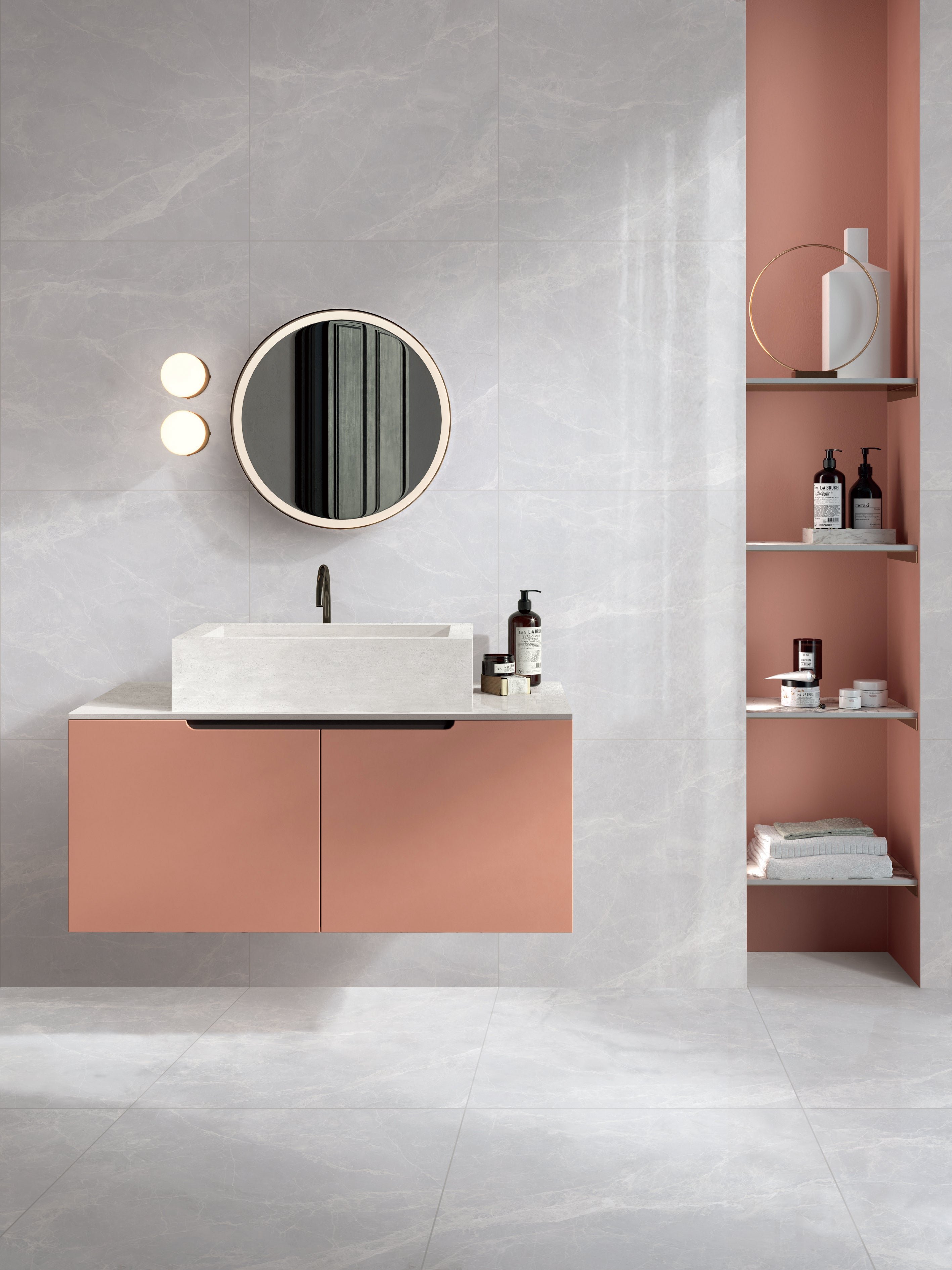 Morgan Cloud Standard Porcelain Range Tile