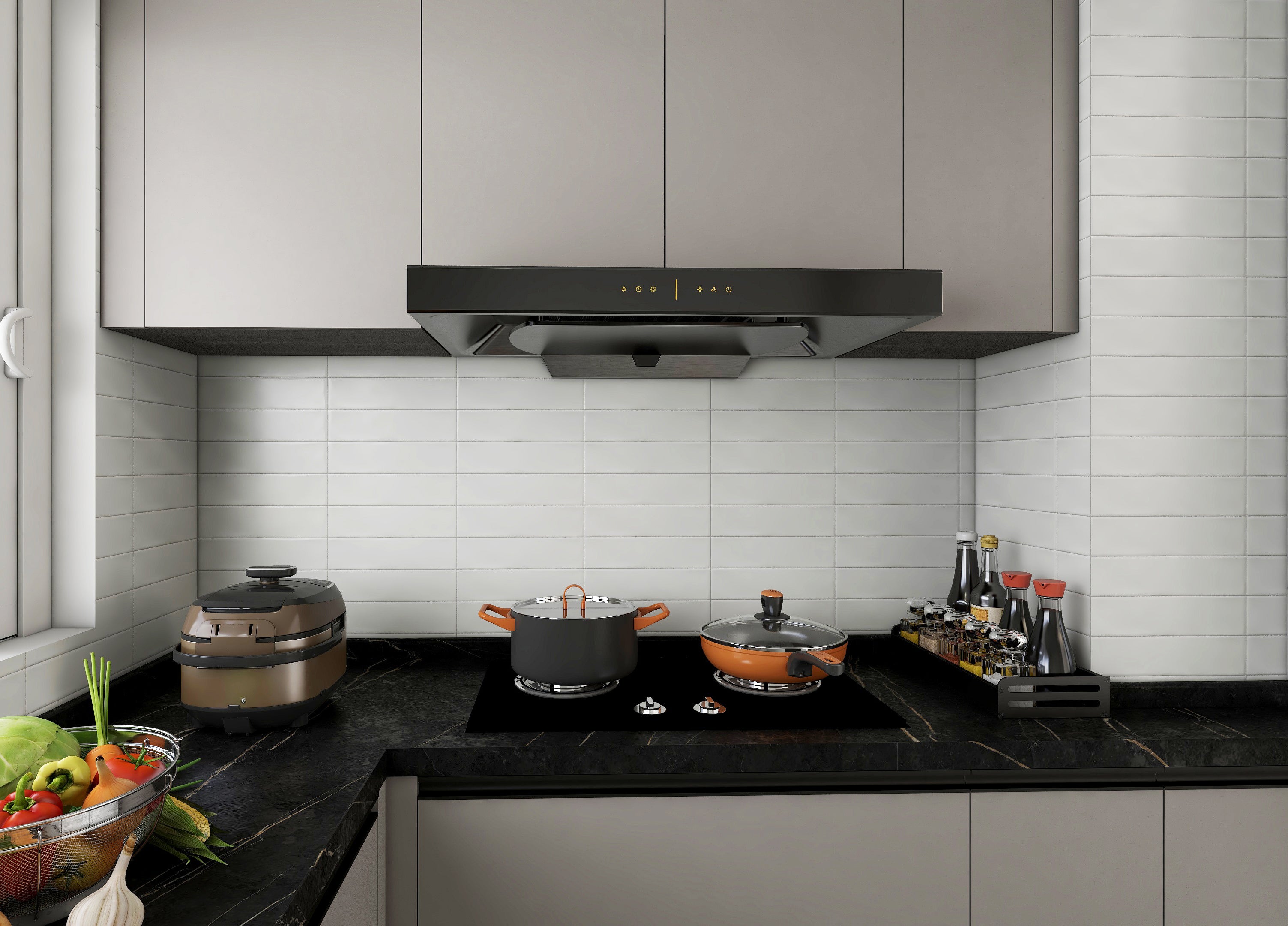 Subwave Grey Ceramic Small Format Range Tile