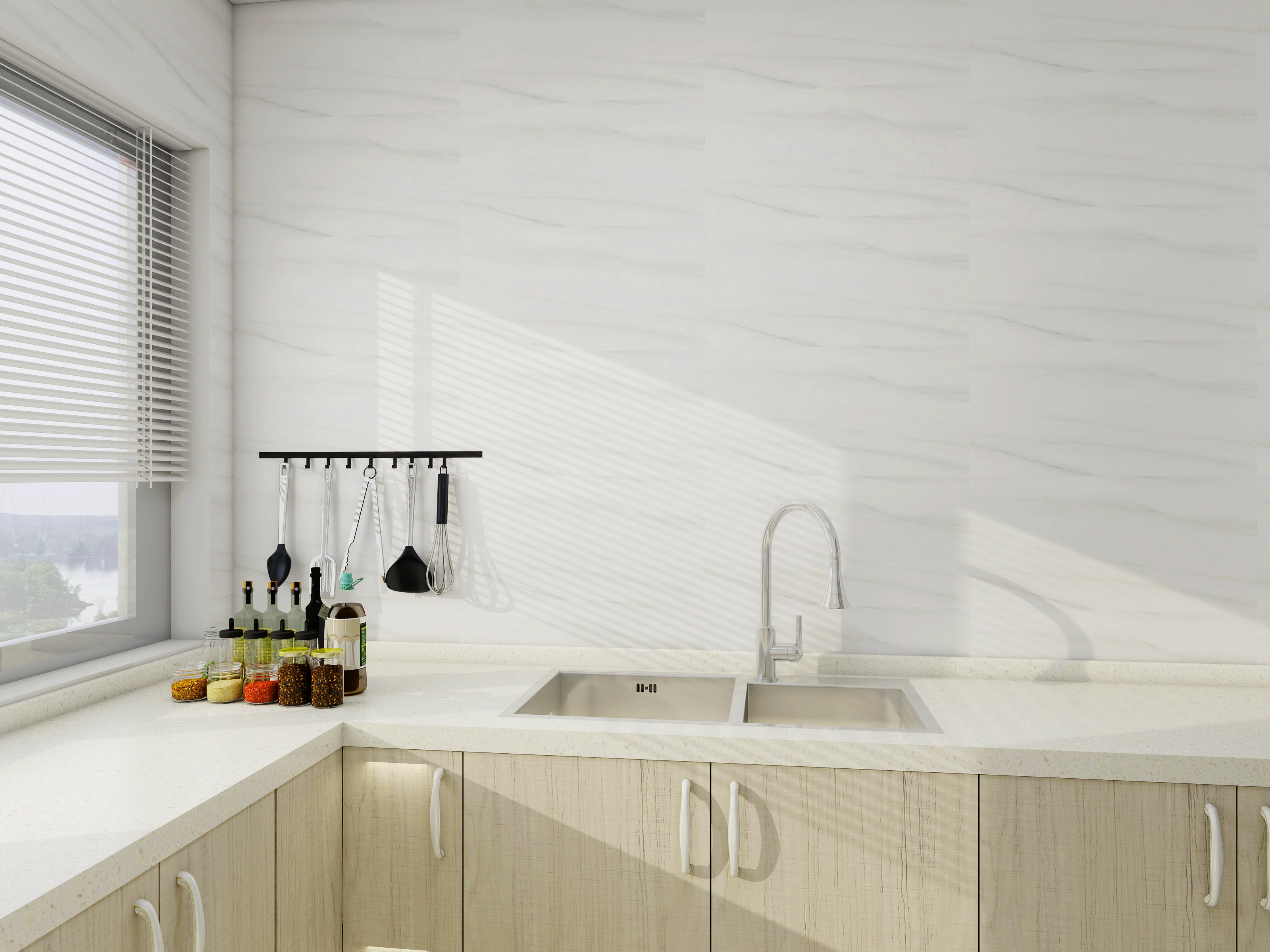 Eternal Carrara Ceramic Wall Range 300x600 Tile