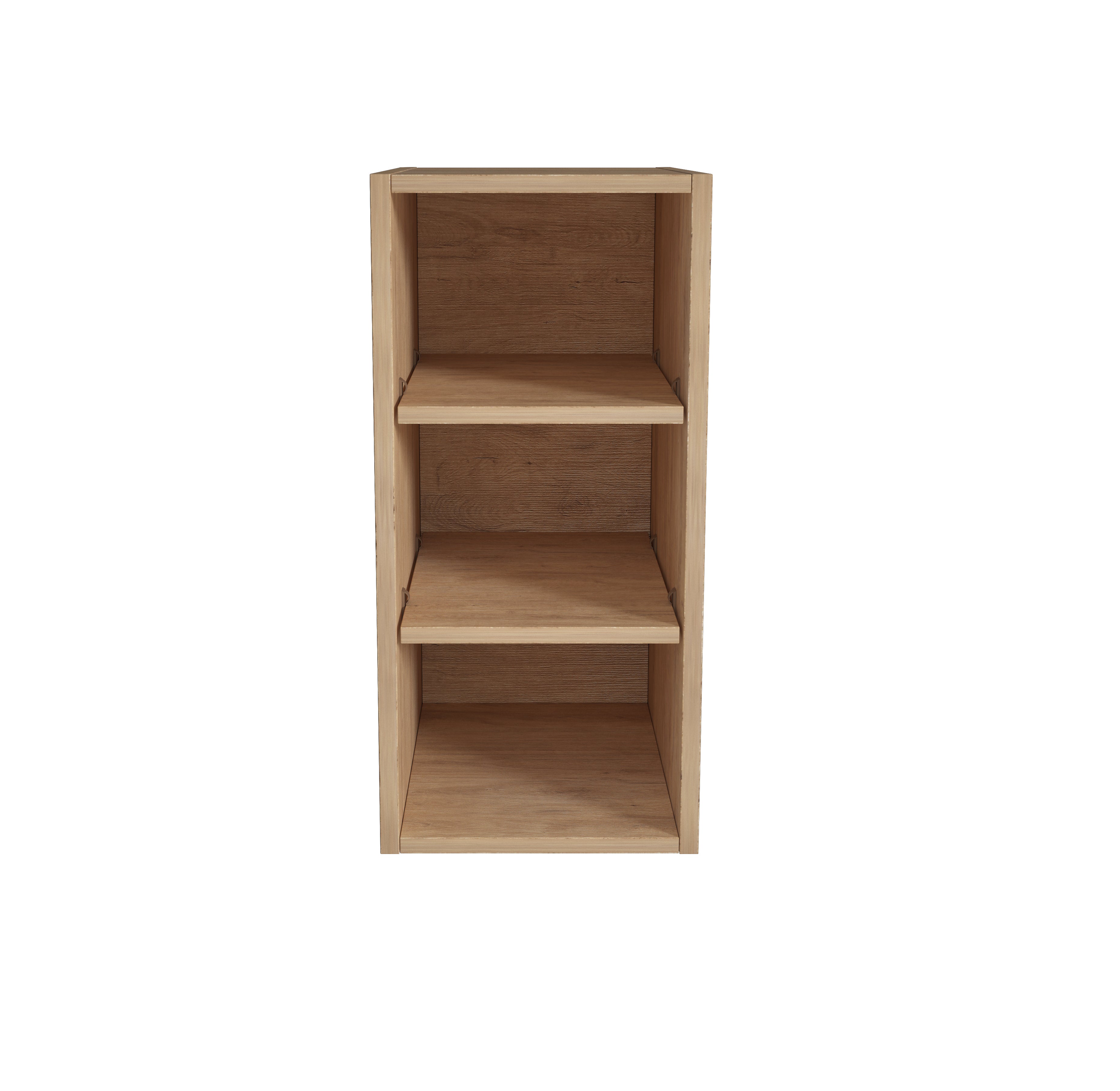 Malaga Antico Oak Cubby Cabinet Accesory for Eternity Range Vanity