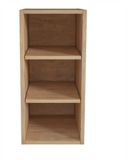 Malaga Antico Oak Cubby Cabinet Accesory for Eternity Range Vanity