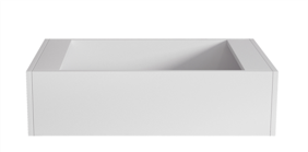 Malaga Element White Kickboard Cabinet Accesory for Eternity Range Vanity