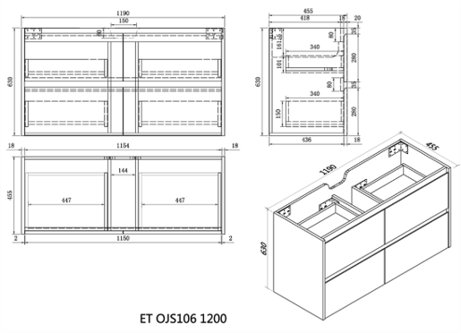 Malaga Elemental Eternity Range Vanity