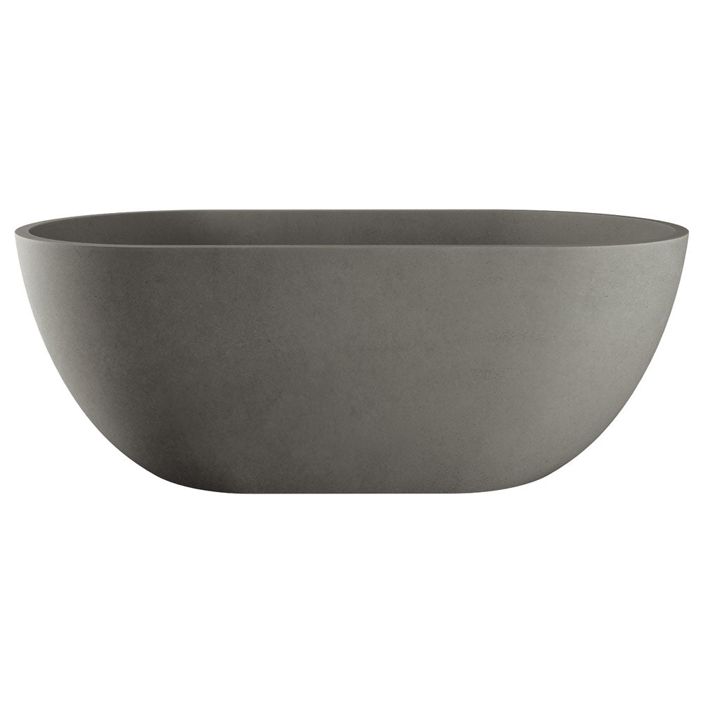 JADA Concrete Bath No Overflow 1500x750x525mm Includes Waste