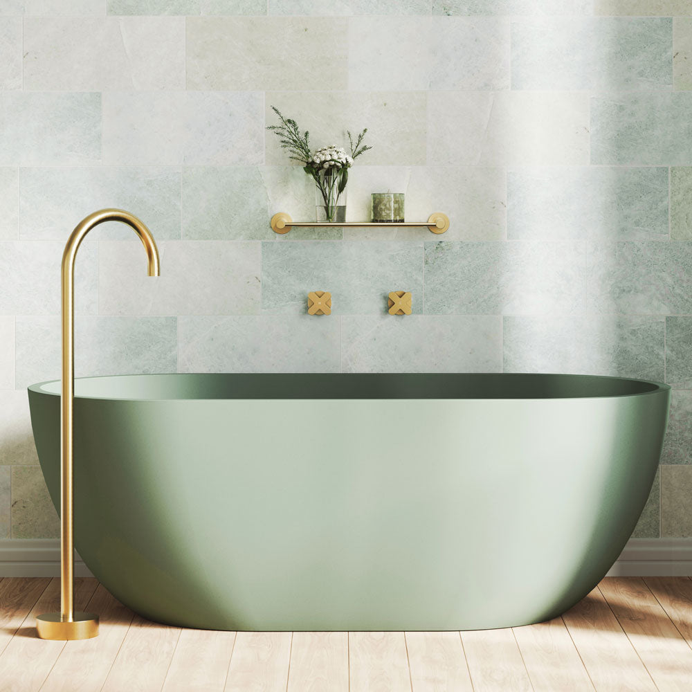 JADA Concrete Bath No Overflow 1500x750x525mm Includes Waste