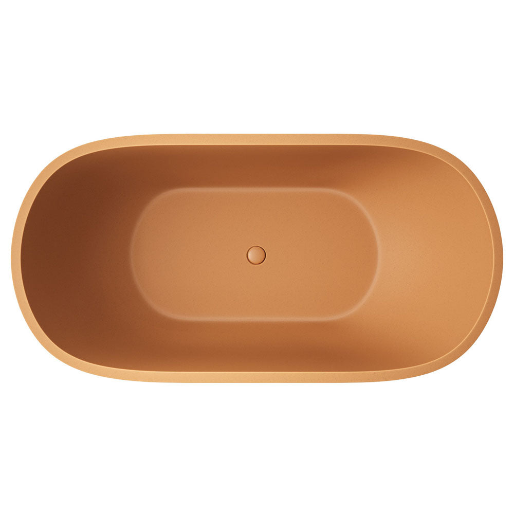 JADA Concrete Bath No Overflow 1500x750x525mm Includes Waste