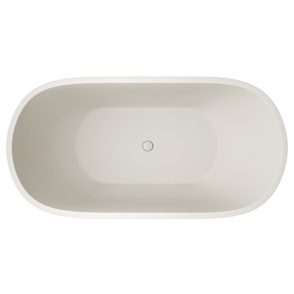 JADA Concrete Bath No Overflow 1500x750x525mm Includes Waste