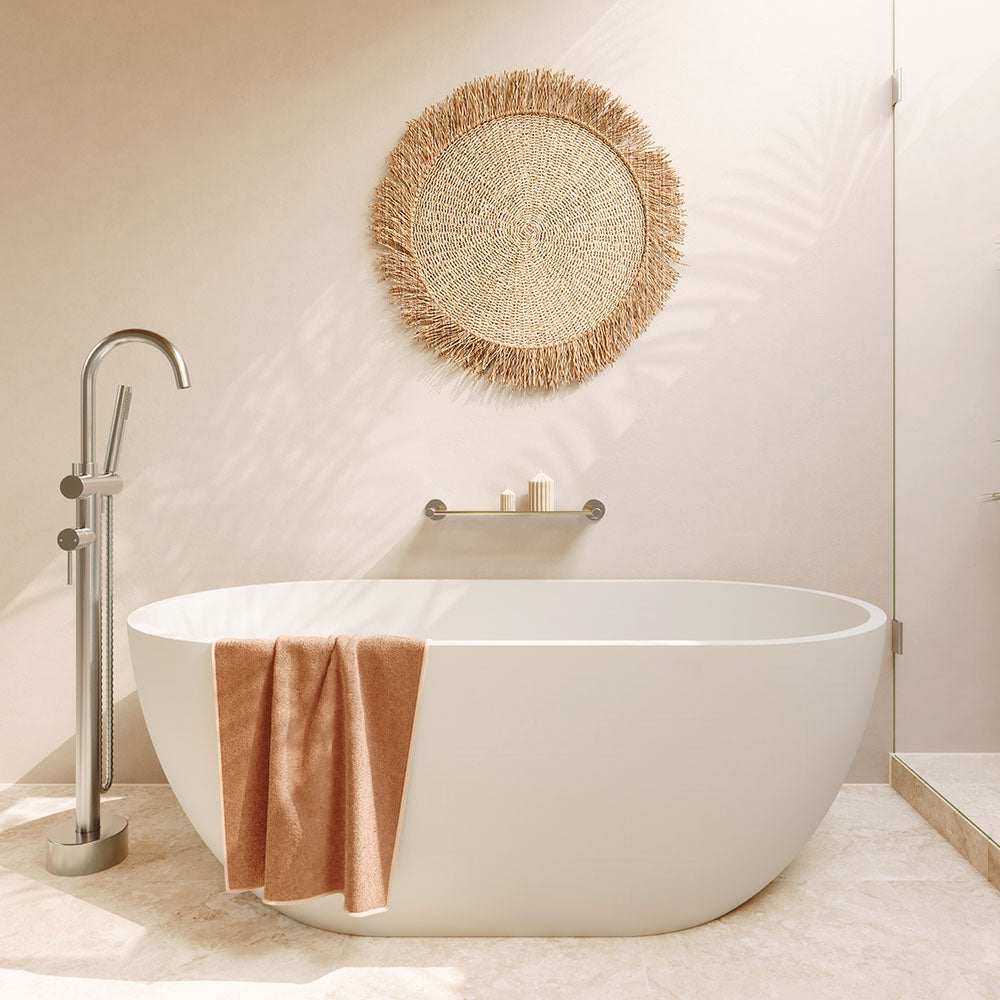 JADA Concrete Bath No Overflow 1500x750x525mm Includes Waste
