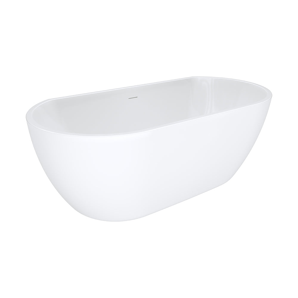 Dalia Back to Wall Bath with Overflow