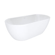 Dalia Back to Wall Bath with Overflow