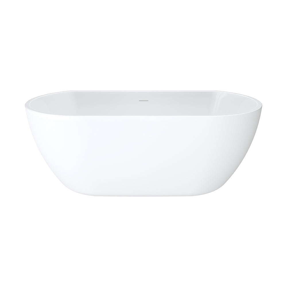 Dalia Back to Wall Bath with Overflow