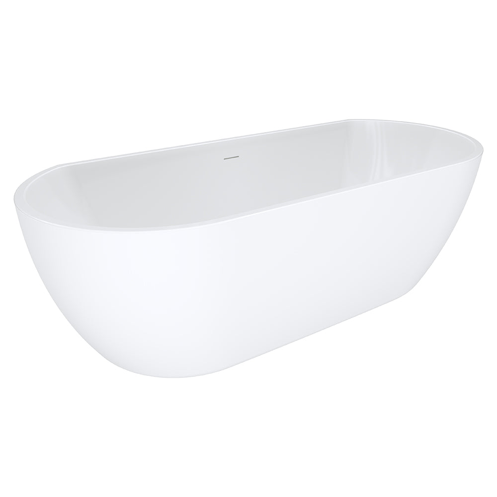 Dalia Back to Wall Bath with Overflow