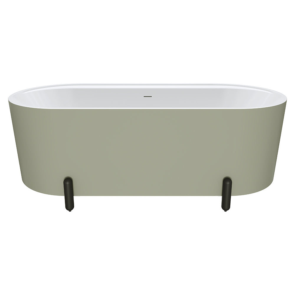 ALUCA Freestanding Bath 1500x750x600mm with overflow