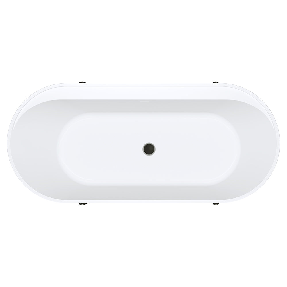 ALUCA Freestanding Bath 1500x750x600mm with overflow