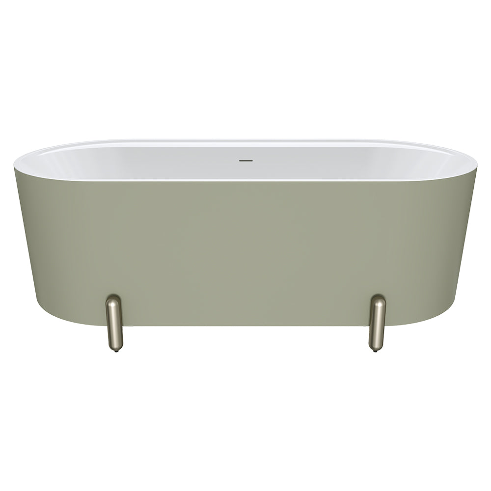 ALUCA Freestanding Bath 1500x750x600mm with overflow