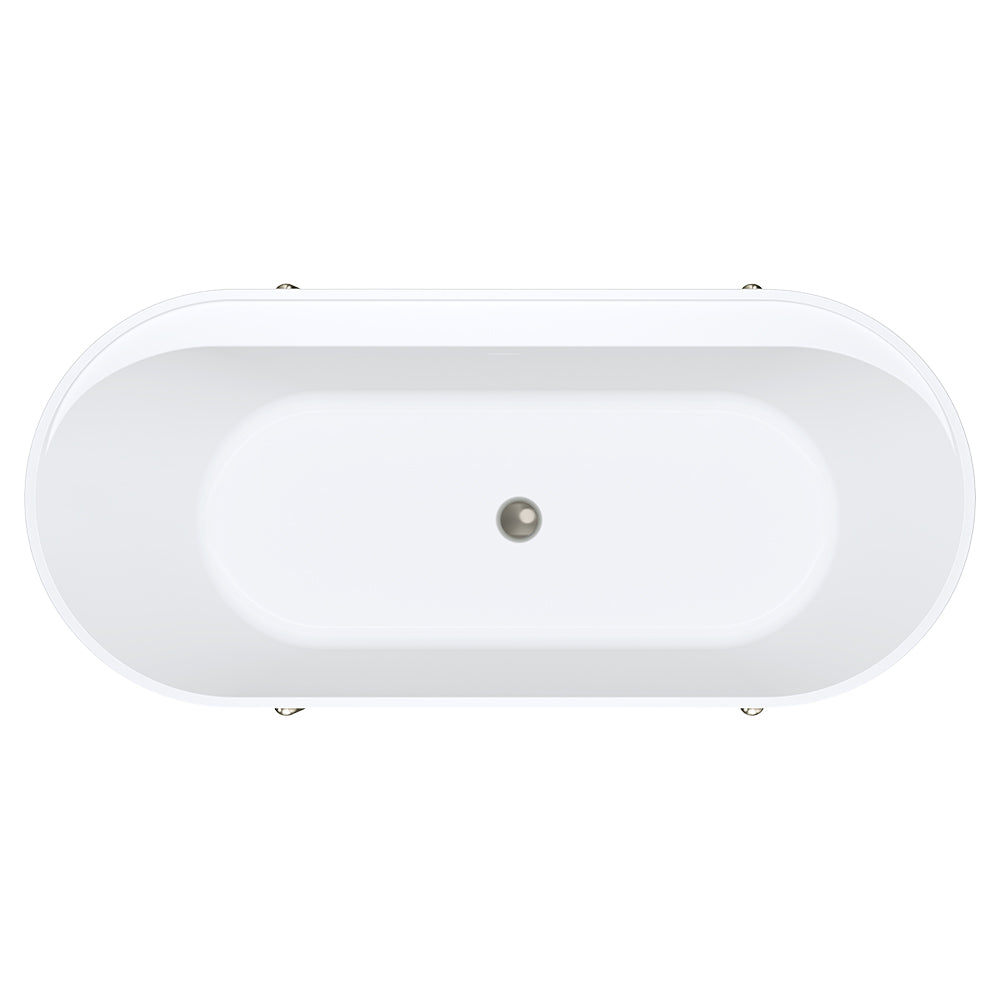 ALUCA Freestanding Bath 1500x750x600mm with overflow