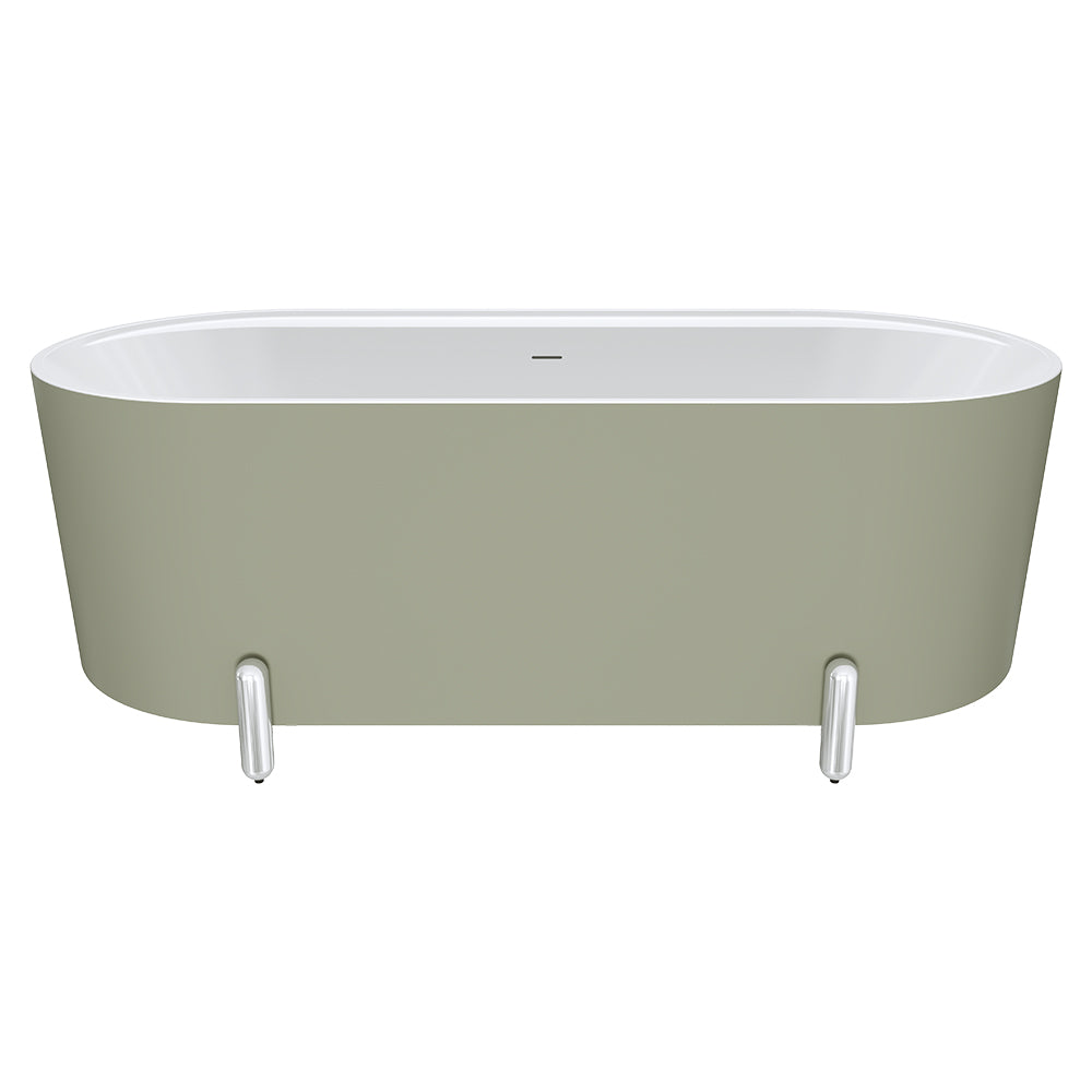 ALUCA Freestanding Bath 1500x750x600mm with overflow