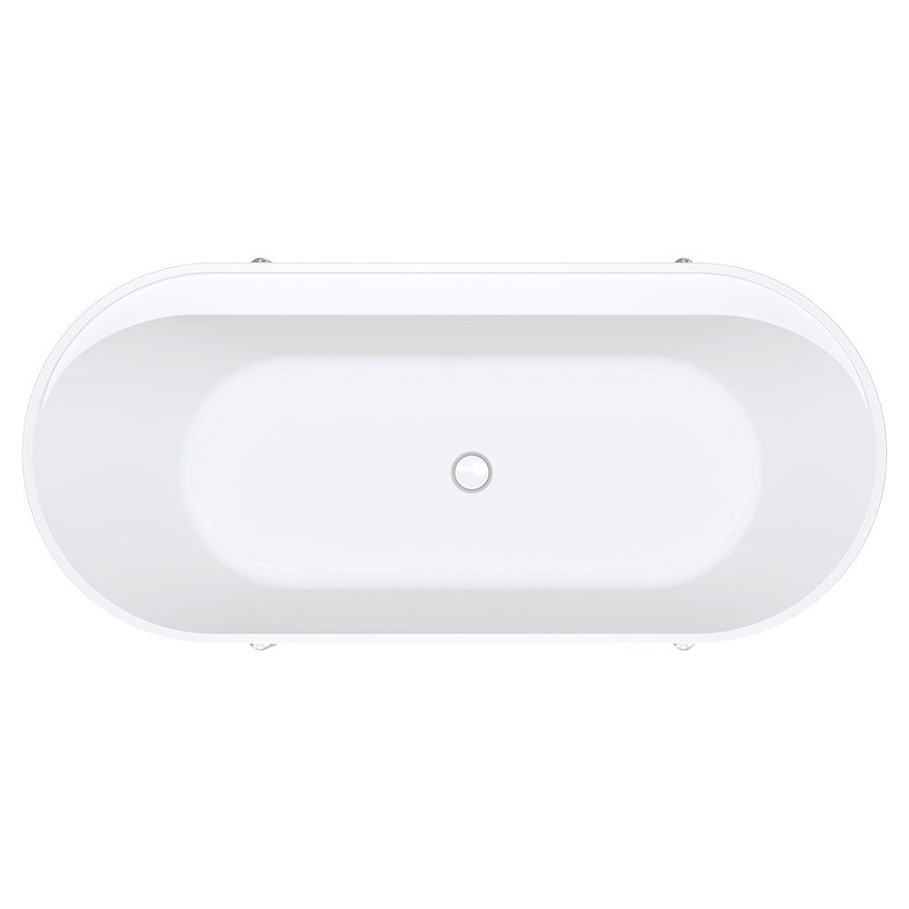 ALUCA Freestanding Bath 1500x750x600mm with overflow