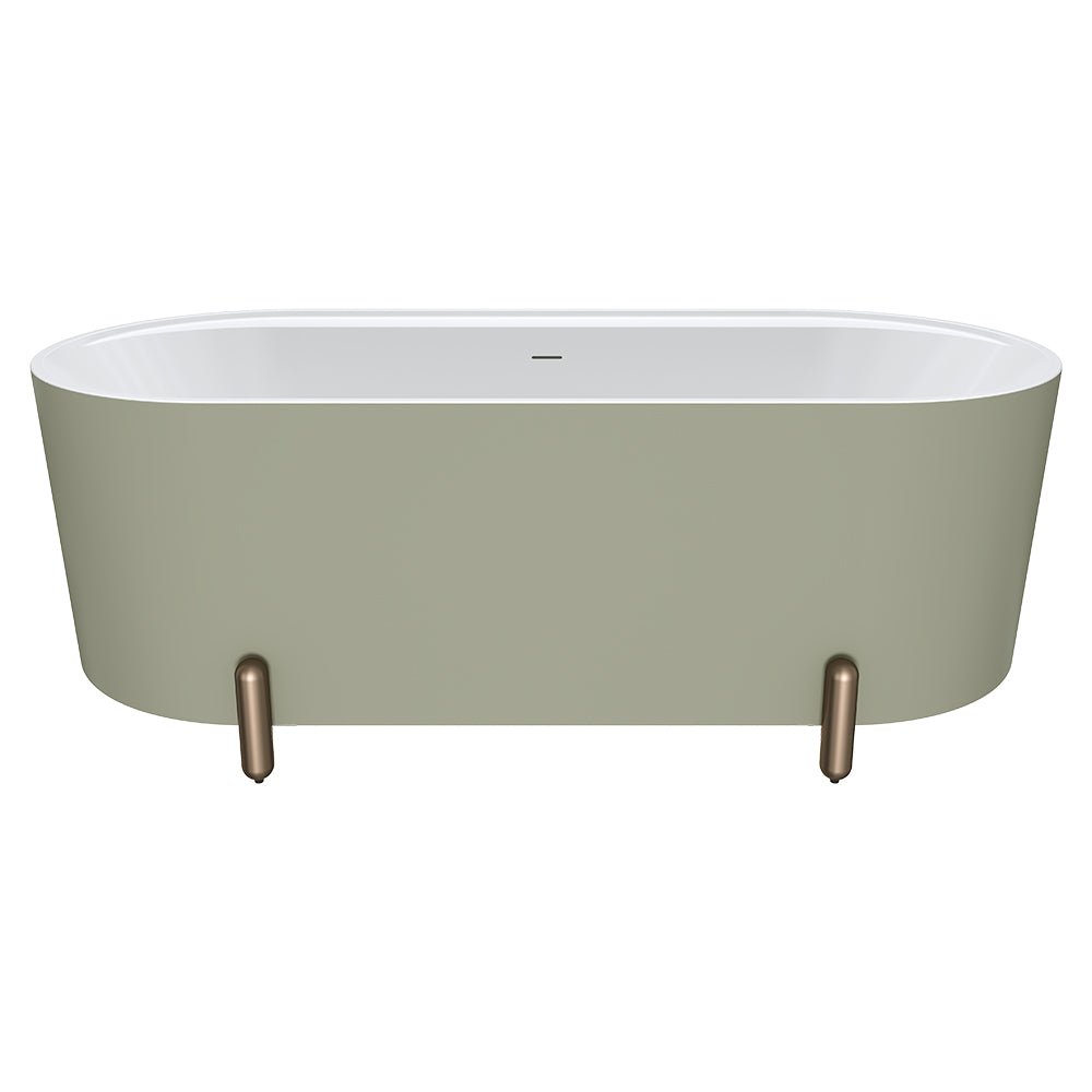 ALUCA Freestanding Bath 1500x750x600mm with overflow