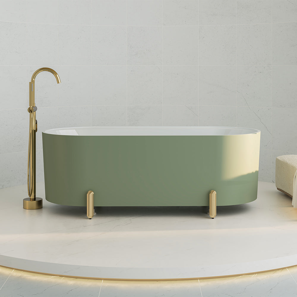 ALUCA Freestanding Bath 1500x750x600mm with overflow