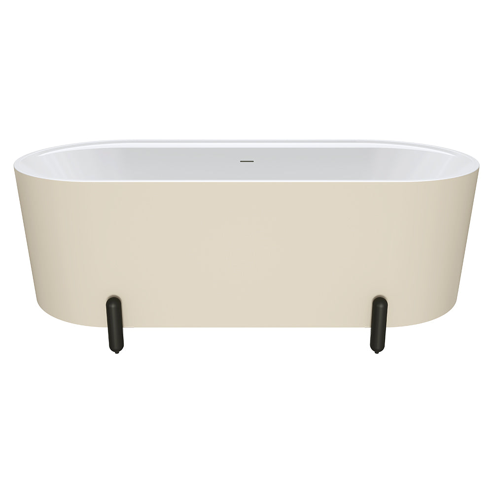 ALUCA Freestanding Bath 1500x750x600mm with overflow