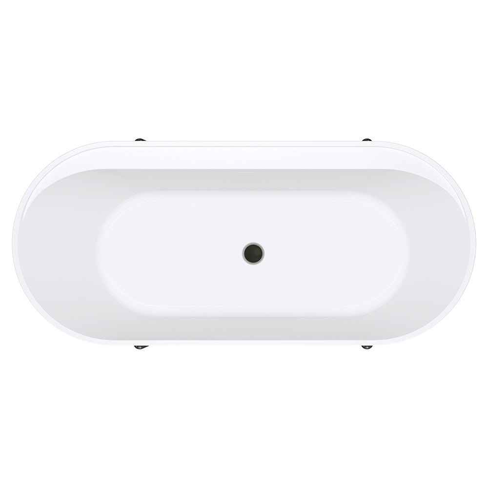 ALUCA Freestanding Bath 1500x750x600mm with overflow