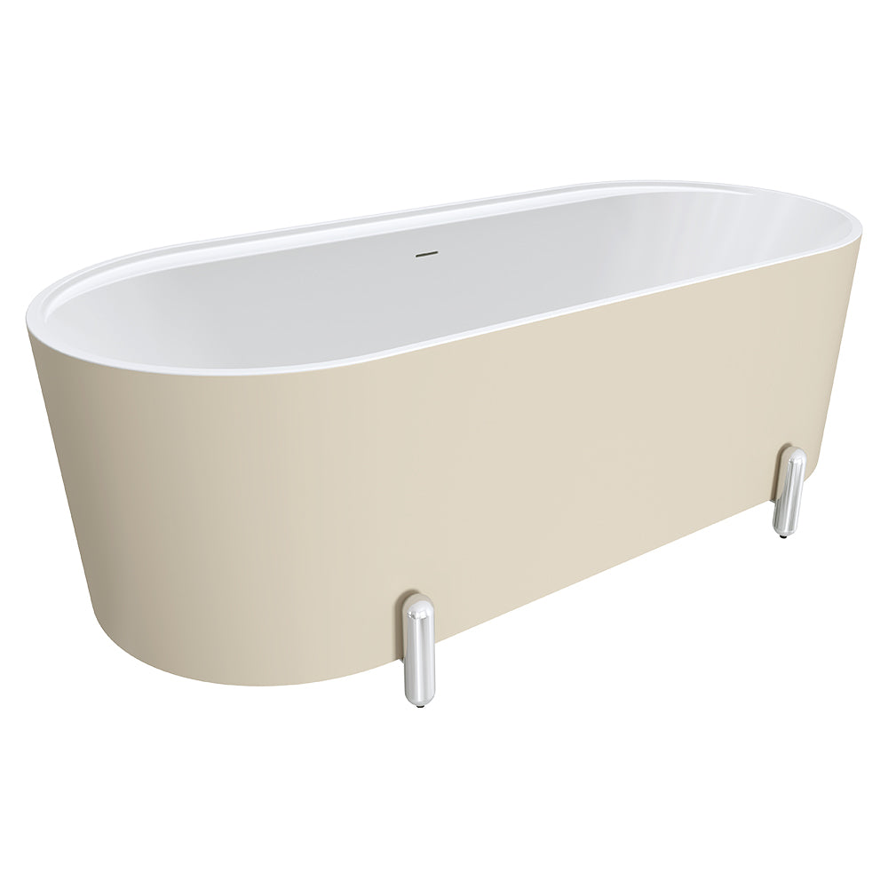 ALUCA Freestanding Bath 1500x750x600mm with overflow