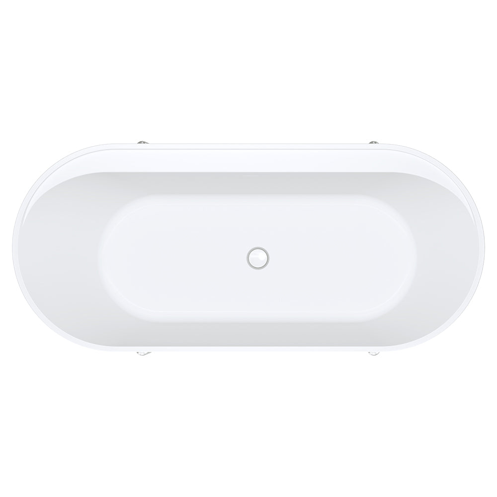ALUCA Freestanding Bath 1500x750x600mm with overflow