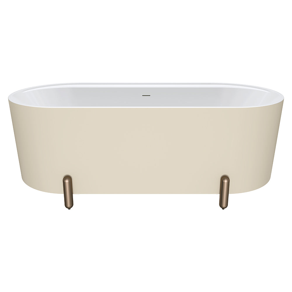 ALUCA Freestanding Bath 1500x750x600mm with overflow