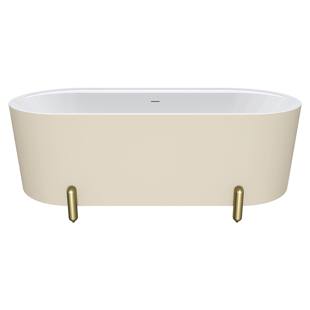 ALUCA Freestanding Bath 1500x750x600mm with overflow