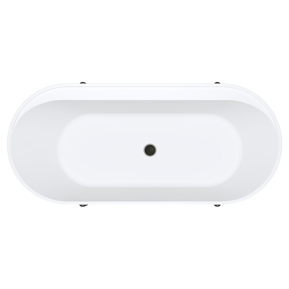 ALUCA Freestanding Bath 1500x750x600mm with overflow