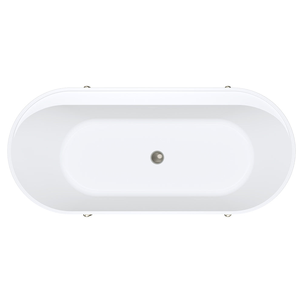 ALUCA Freestanding Bath 1500x750x600mm with overflow
