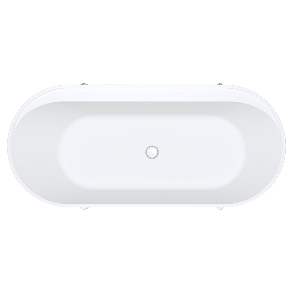 ALUCA Freestanding Bath 1500x750x600mm with overflow