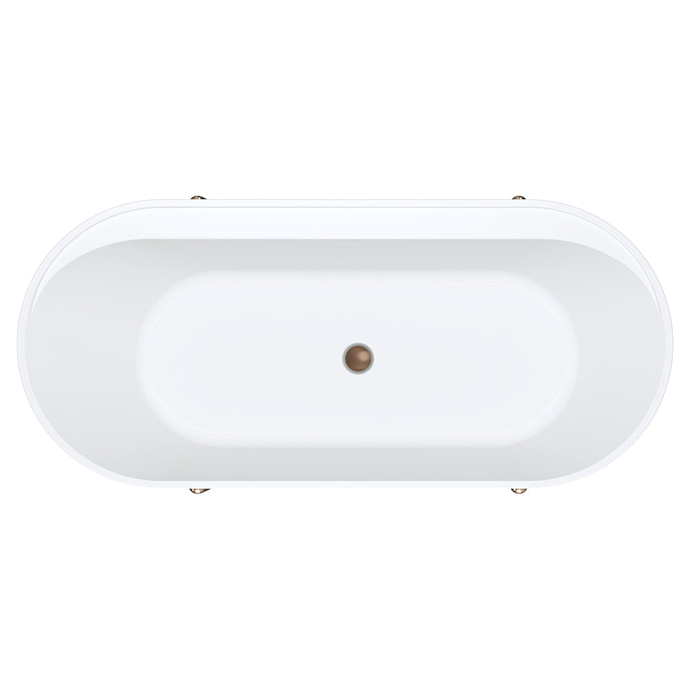 ALUCA Freestanding Bath 1500x750x600mm with overflow