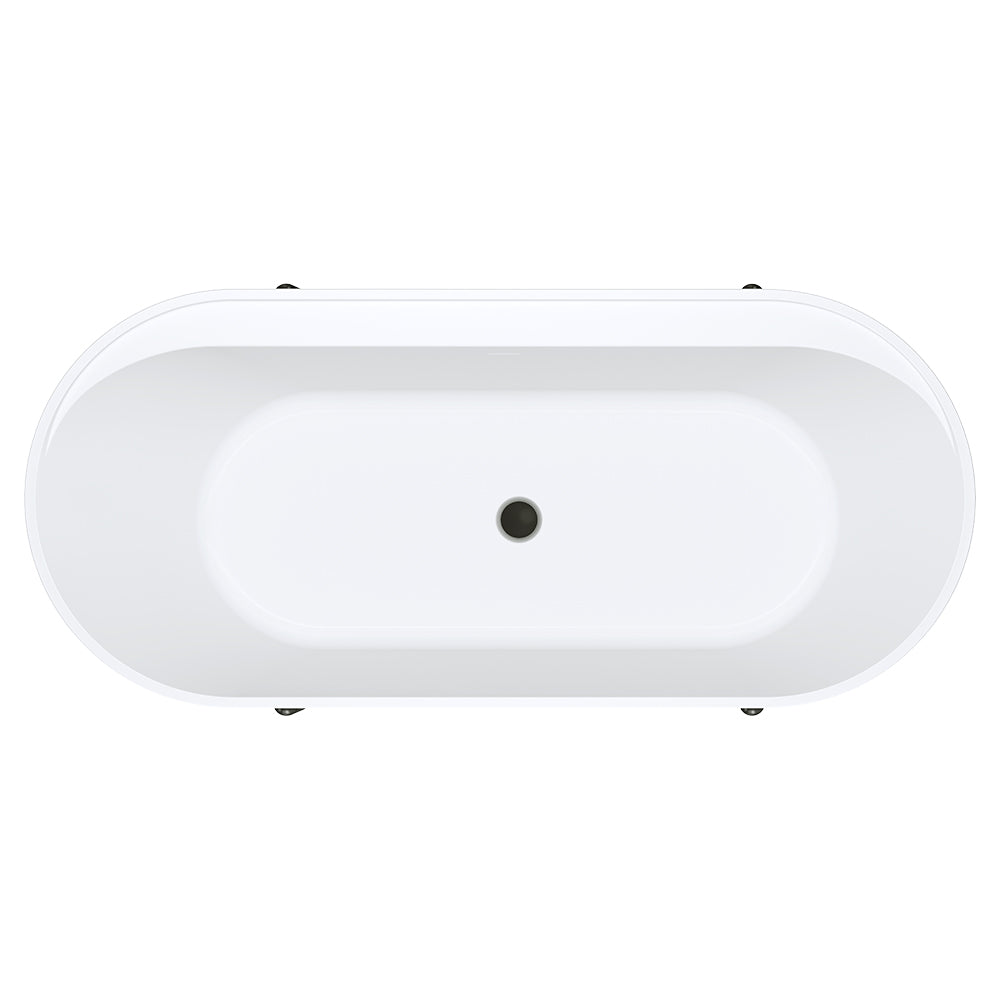 ALUCA Freestanding Bath 1500x750x600mm with overflow