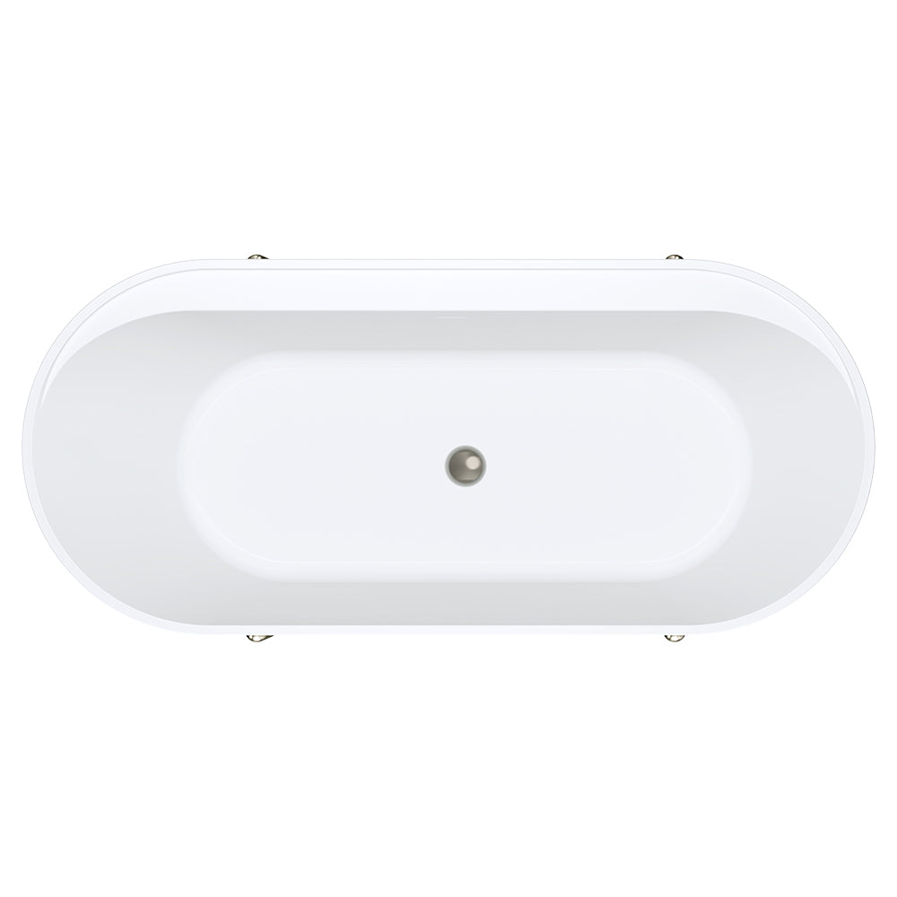 ALUCA Freestanding Bath 1500x750x600mm with overflow