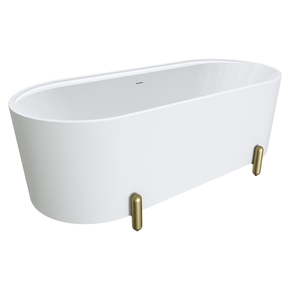 ALUCA Freestanding Bath 1500x750x600mm with overflow
