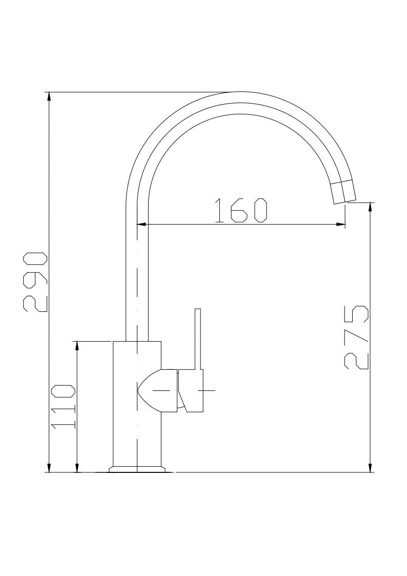 Celine Gooseneck Sink Mixer
