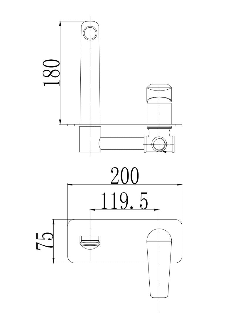 Celine Basin/ 
Bath Wall Mixer