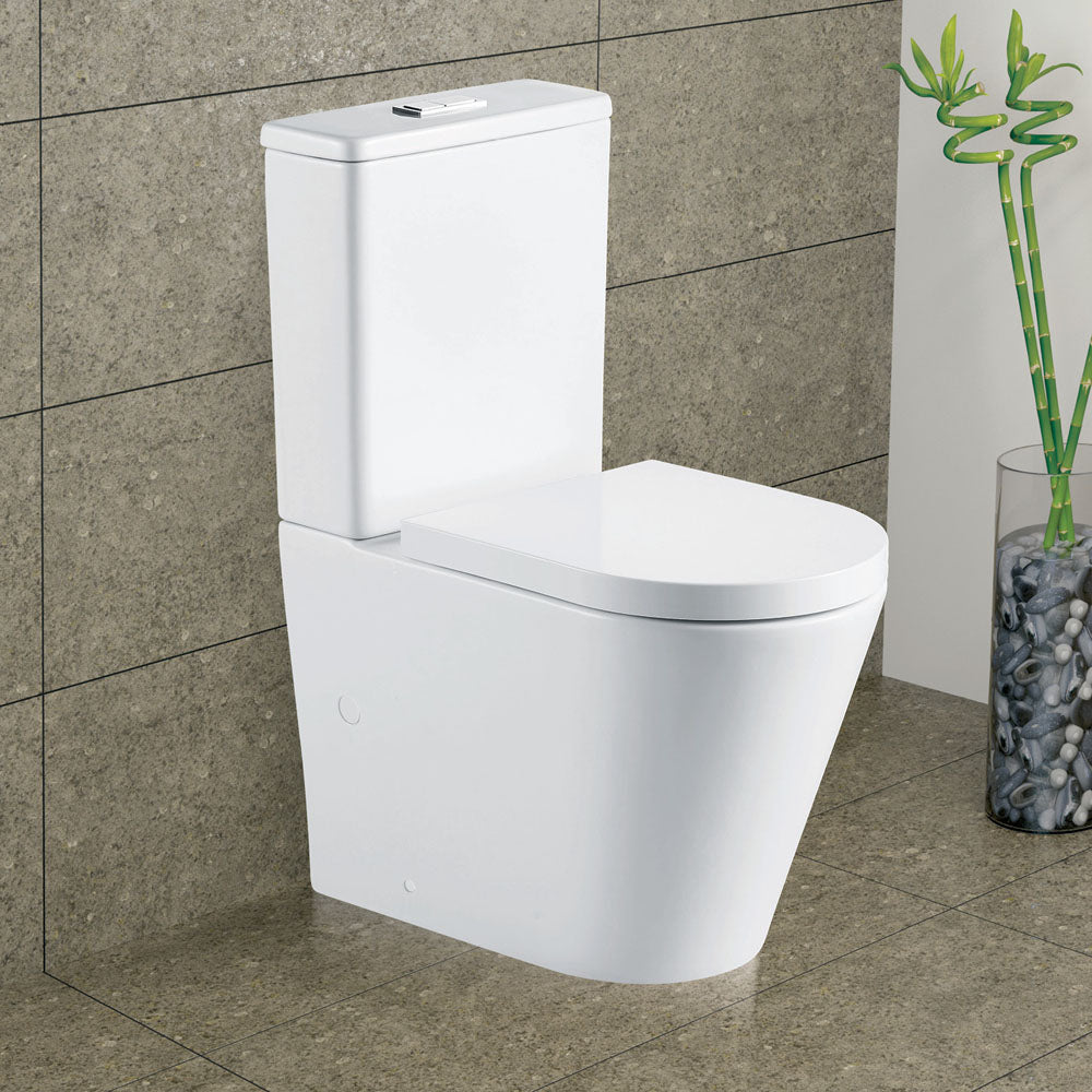 ALUCA TORNADO S-Trap 90-160 BTW Toilet Suite 4 Star rated 4.5/3L Thick Seat
