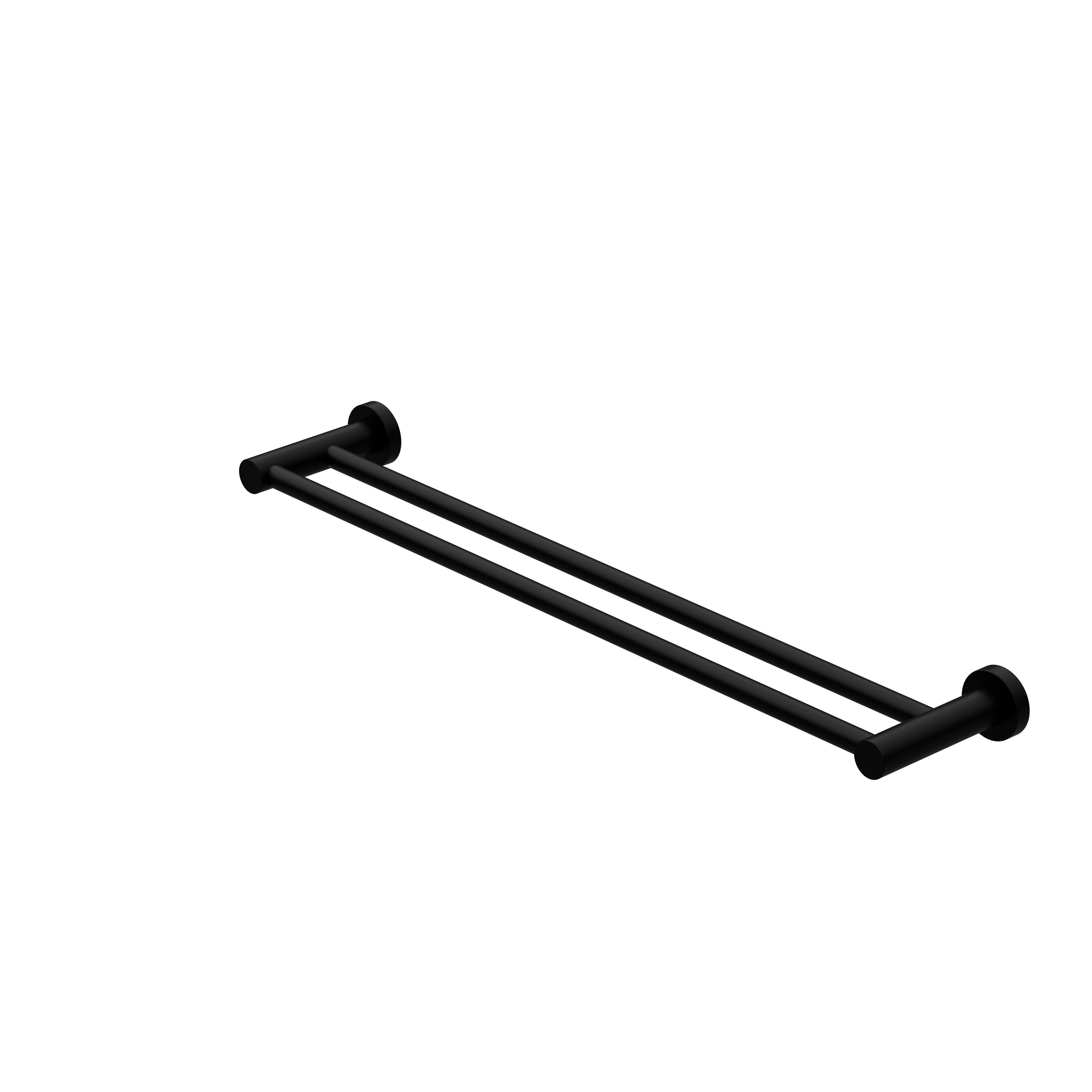 Mecca Double Towel Rail 600mm