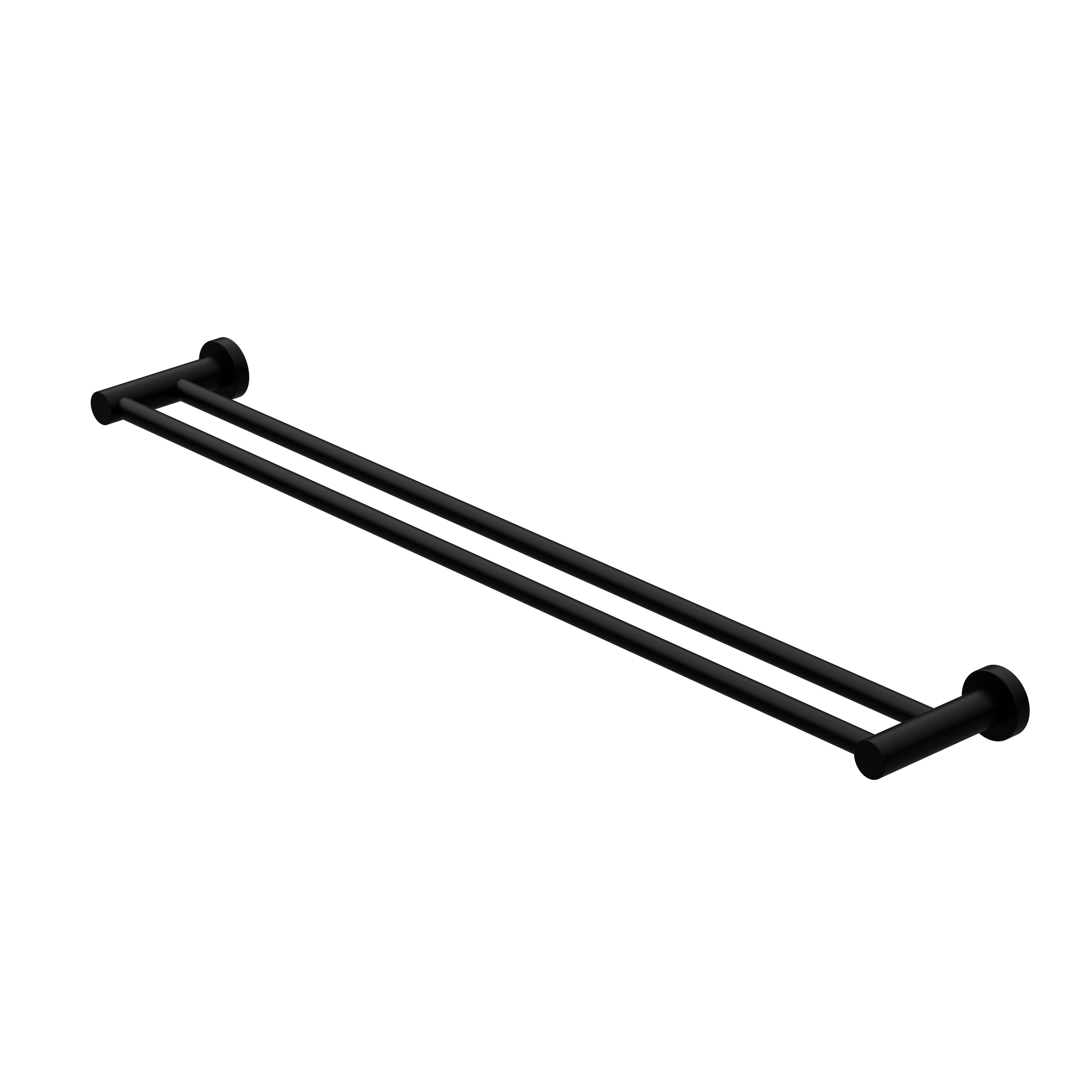 Mecca Double Towel Rail 800mm