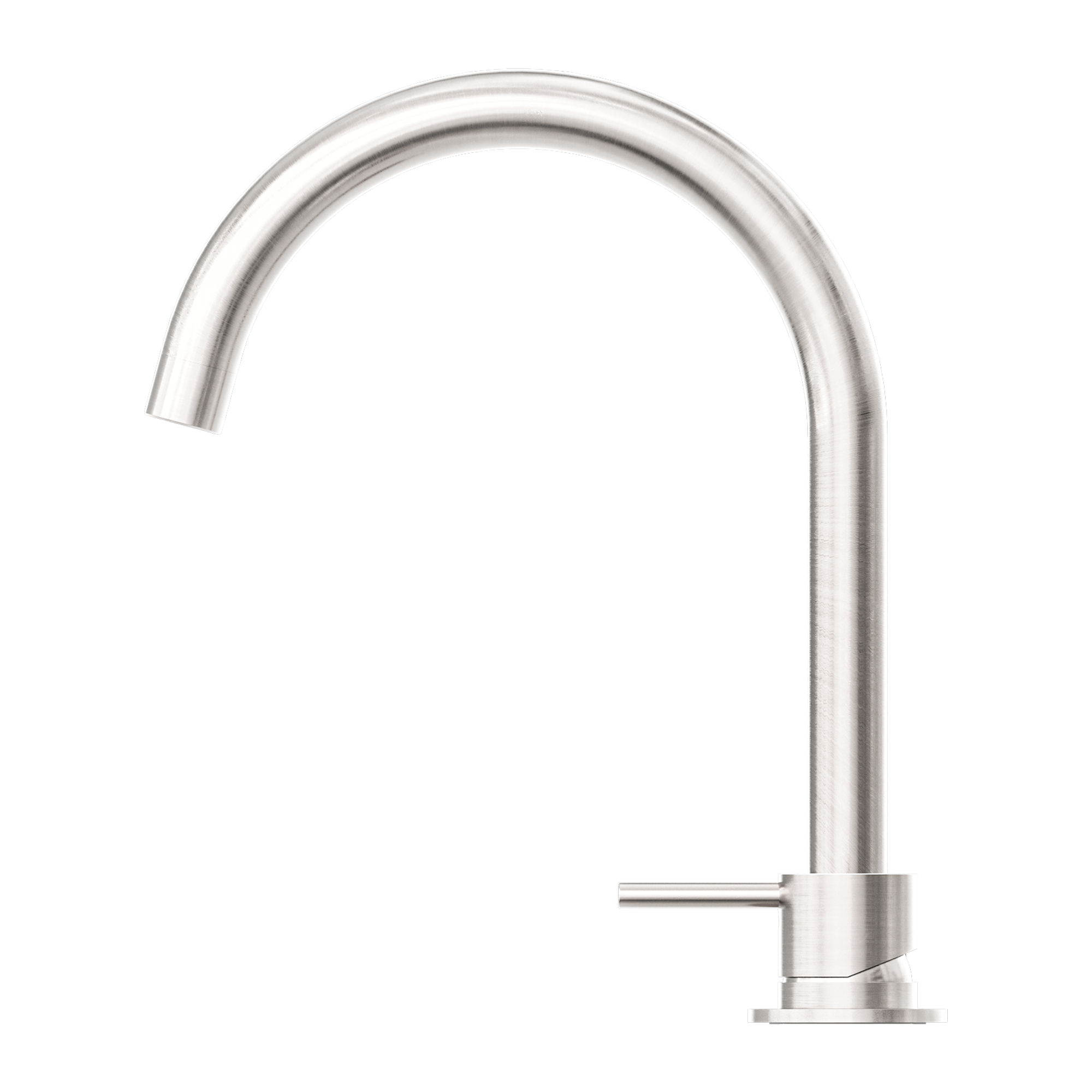Mecca Hob Basin Mixer With Round Swivel Spout